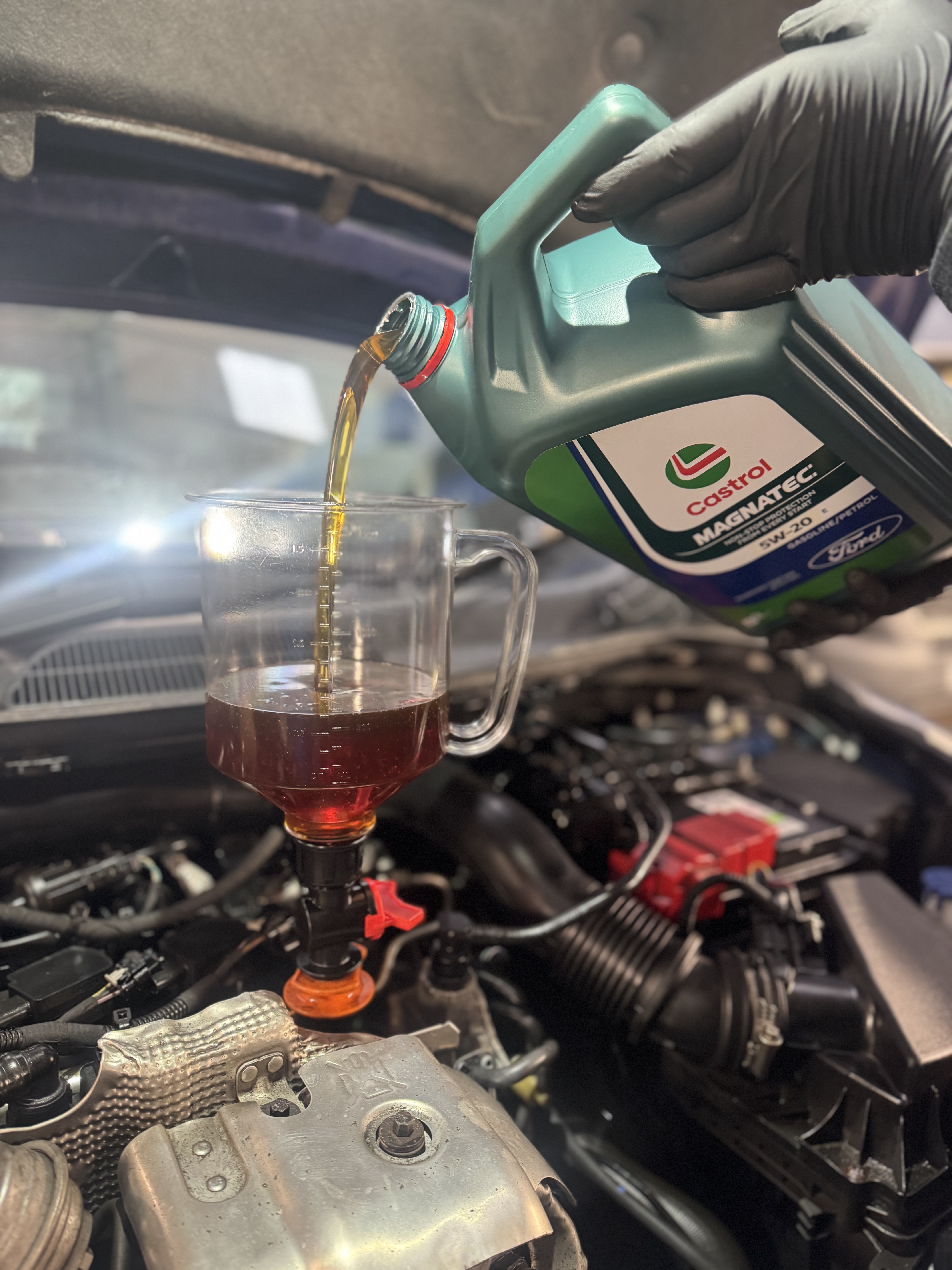 Engine oil service